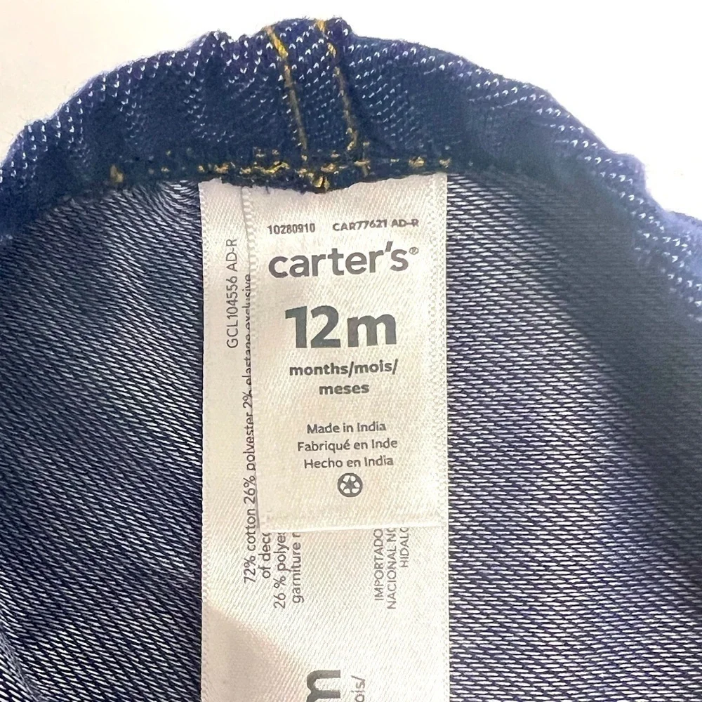 Carters dressing baby